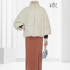 윈 UNE모던하이넥구스다운숏패딩