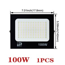 야외 조명 정원등 무대 경기장 LED 투광 방수 스포트라이트 프로젝터 가로등 벽 램프 정원 220V 200W 150W 100W 50W 30W 20W 10W, [05] 100W, [01] 220V, [01] Cool White, 05 100W_01 220V_01 Cool White
