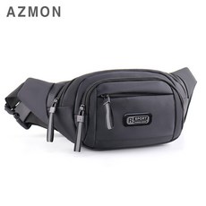 AZMON 프리미엄 멀티포켓 미니힙색 스포츠 웨이스트백 2.5L