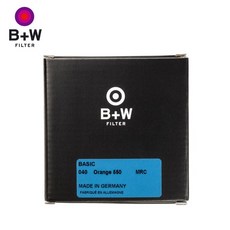 [B+W] BASIC Orange MRC 82mm, 상세 설명 참조, 1개