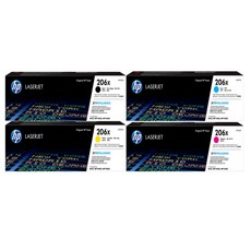 HP 정품토너 206X 대용량 4색 세트 (W2110X W2111X W2112X W2113X) - M255nw M255dw M282nw M283fdn M283fdw 레이저 프린터용, HP 정품토너 NO.206X [대용량/1세트], 1개