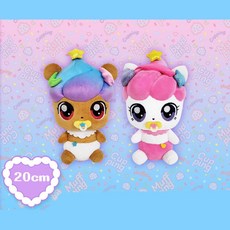 새콤달콤 티니핑4 커핑 머핑 봉제인형 28cm 교구 역활놀이 역할놀이 doll 키즈카페