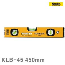 케이씨 코메론 알루미늄 수평 KLB-45 450mm (1EA) 수평기 수평계 각도기 자 측정공구