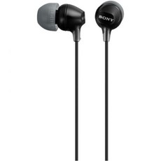 소니 MDREX15LP in-ear bud 헤드폰 블랙 모델 번호 B 715679