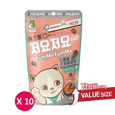 캐츠랑 저요저요 고양이 보양간식, 연어, 150g, 10개