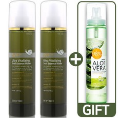 듀이트리 울트라 바이탈라이징 스네일 스킨 150ml X2개 + 사은품 알로에미스트 125ml 증정, 2개
