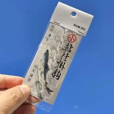 남도 훌치기바늘 학꽁치 전어 숭어 은어 채비 바다낚싯바늘 9호 6단, 1개