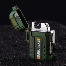 이즈마트 방수 밀리터리 듀얼 플라즈마 라이터 USB 충전