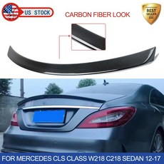 후방 트렁크 스포일러 카본 스타일 벤츠 CLS 클래스 W218 C218 12-18 AMG 기본선택