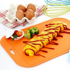 다운이 TPU항균도마 1+1 특가할인 이유식도마, 오렌지, 오렌지, 2개
