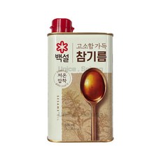 백설 진한 참기름, 500ml, 2개