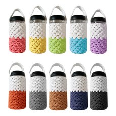 손뜨개물병파우치