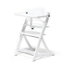 야마토야 YAMATOYA 스쿠스쿠 체어 플러스 하이 체어 유아 식탁 의자, 화이트