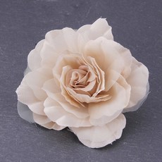 오간자꽃코사지