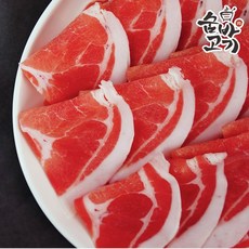 [KT알파쇼핑]숨바고기 한돈 2mm 대패 목살 1kg, 1개