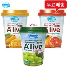 테이크 얼라이브 250mlx12컵(망고4+오렌지4+머스캣4), 250ml, 1세트