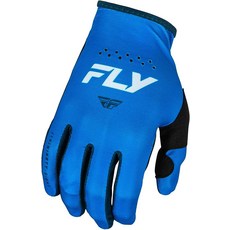 Fly Racing 2024 성인용 라이트 장갑 블랙/화이트/레드 라지 핫템 잇템, Small, 블루/화이트