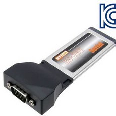 맥주샵 NETmate 시리얼 1포트 PCMCIA Express 카드(PROLIFIC) New 전화선, 단일 색상