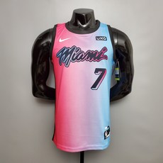 마이애미 히트 드라기치 Miami Heat DRAGIC#7 City Edition Pink Blue Gradient Color