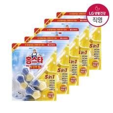 홈스타 토일렛 볼 레몬 52g x 5개, 단품