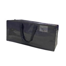 헤비 듀티 대형 이동 가방 포장 가방 기숙사 운반 가방 차고용 보관 토트, 검은색, 크기가 큰, PP, 1개