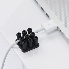 공룡나라 충전기 전선 마우스 선 고정 케이블 버드 미니 4개입 공구함, 단일 수량