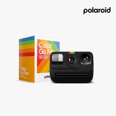 폴라로이드 Go 즉석카메라 스타터 번들, 블랙 (Black), 1개