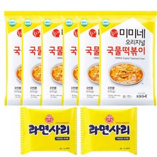 미미네 오리지널 국물떡볶이 3인분, 570g, 6팩