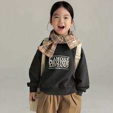 꼰띠키즈 아동용 와플 맨투맨 띠키즈 아동용 와플 맨투맨