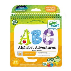 LeapFrog LeapStart 3D Around Town PAW Patrol Book 레벨 2, 음악이 있는 알파벳 모험, 음악이 있는 알파벳 모험