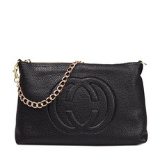 가죽미니크로스백