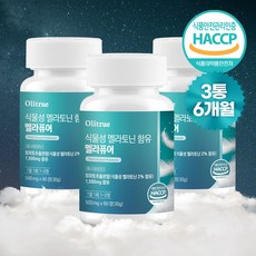 올리트루 식물성 멜라토닌 함유 멜라퓨어, 3개, 60정
