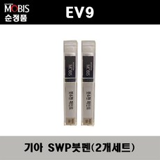 정품 기아 EV9 SWP 스노우화이트펄(2개가 한세트) 204 붓펜 자동차 도색 차량용 카페인트