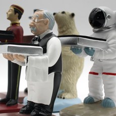 캐릭터 시계거치대 시계보관함 6종 우주인 집사 북극곰 벨보이