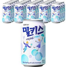 롯데칠성음료 밀키스, 340ml, 24개