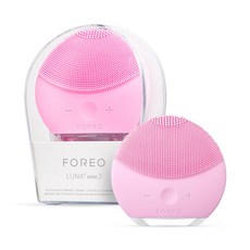 FOREO LUNA mini 2 전동 세안 브러쉬 실리콘제 음파 진동 펄 핑크 1개