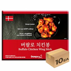 1박스) 푸드맥스 덴포 버팔로 치킨봉 1kg x 10개입, 10kg, 1개