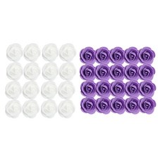 QDY 200Pcs 신부 거품 장미 꽃 손목 코사지 웨딩 홈 파티 장식