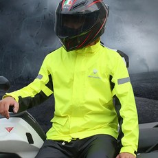 Motowolf 남녀공용 바이크 오토바이 및 전기 자전거 스플릿 레인 판초 슈트 방폭 라이딩 비옷 여름, 1개