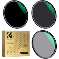 카메라 렌즈용 24개의 코팅이 KF 컨셉 40.5mm 렌즈 필터 키트 중립 밀도 ND8 ND64 CPL 원형 편광 세트, 55mm, 1개