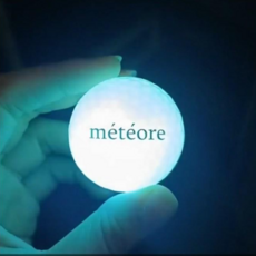 [meteore] 별똥별 골프공 LED 불들어오는 야간 플래시 깜빡깜빡 잃어버림방지 (42.7mm / 45.8g) 시구 시타 대회 선물용, 화이트, 9구,