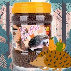 1+1 고슴도치 먹이 사료 건조 밀웜 (사료통 리필), 830g, 2개