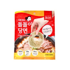 화미 돌돌이 당면 60g x 1봉 일반당면 찰당면 잡채당면 당면사리 면사리, 60봉