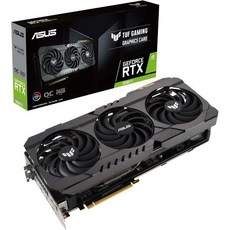 그래픽 카드 성능향상 ASUS TUF 게이밍 엔비디아 지포스 RTX 3090 Ti OC 에디션 카드PCIe 4.0 24GB GDDR6X HDMI 2.1 디스플레이포트 1.4a, Graphic Card