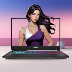 MSI 2024 사이보그 15 코어Ultra5 지포스 인텔 14세대 RTX 4060, 블랙, 512GB, 32GB, WIN11 HOME, Cyborg 15 AI A1VFK-U5