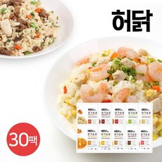 허닭 닭가슴살 곤약볶음밥 250g 10종 30팩, 05닭가슴살갈릭곤약볶음밥 30팩, 상세설명 참조