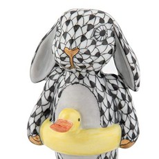 NMT Beach Bunny Rabbit Porcelain Figurine 검은 망사 - P09670856TQ9PC6, 기본