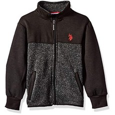U.S. Polo Assn. Boys' Cardigan Sweater-B0799YZFL7
