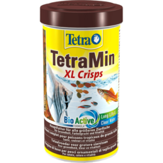 테트라 물고기먹이 TetraMin XL Crisps - 영양가가 높고 대형 열대 장식용 물고기 사료 500ml 10L, 1개