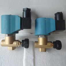 FKM G1/4 quotAC110/220V 정상 폐쇄 황동 고온 스팀 솔레노이드 밸브 조절 가능한 다림질 보일러, ac110v, 1개